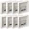 8 Pack: White 9" x 9" Belmont Shadow Box by Studio Décor®